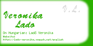 veronika lado business card