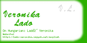 veronika lado business card